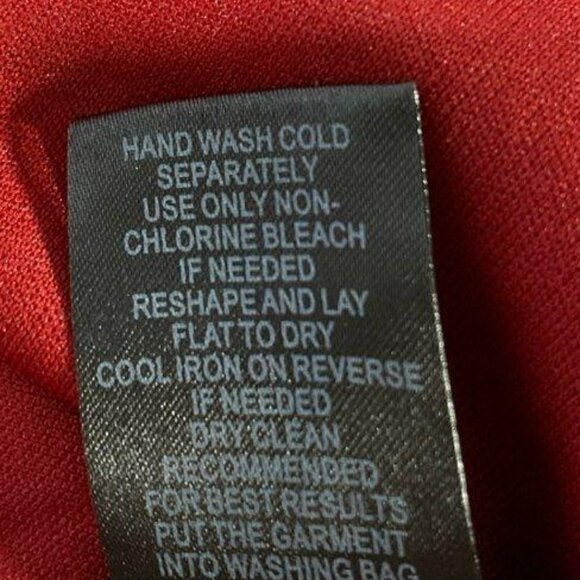 Dark Red Lace Off Shoulder Peplum Dress - Picture 9 of 10